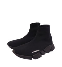 Balenciaga Black Speed high-top sock Sneakers