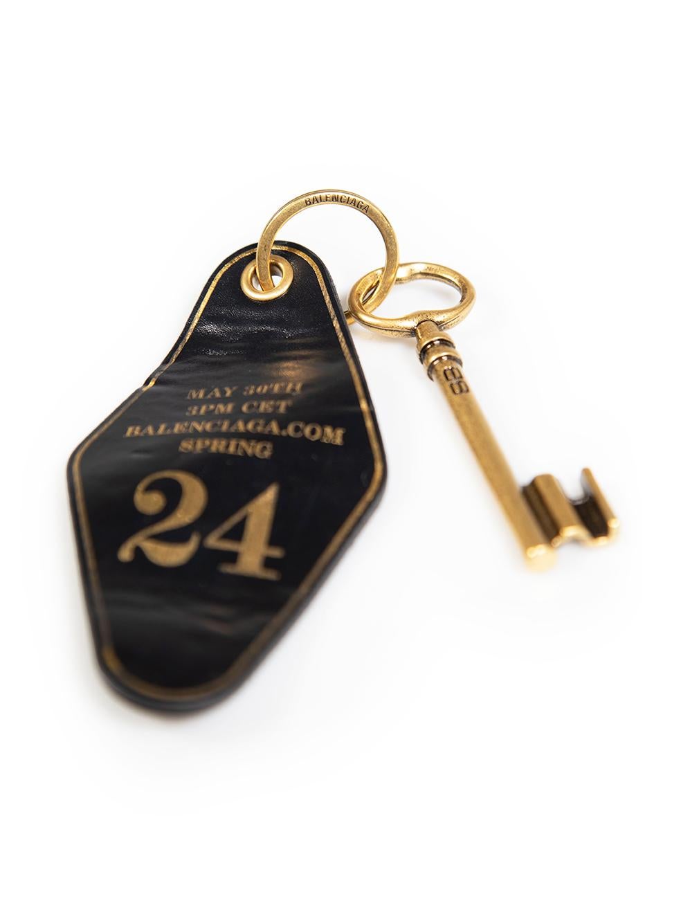 Balenciaga Black Spring 2024 Invitation Key Ring 1