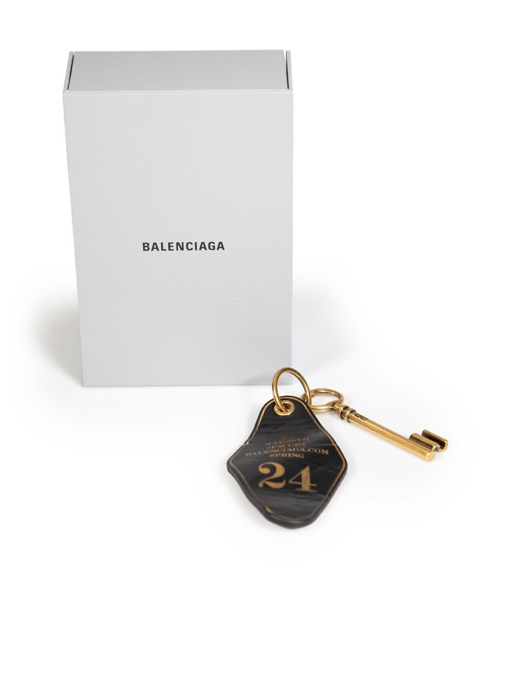 Balenciaga Black Spring 2024 Invitation Key Ring 2