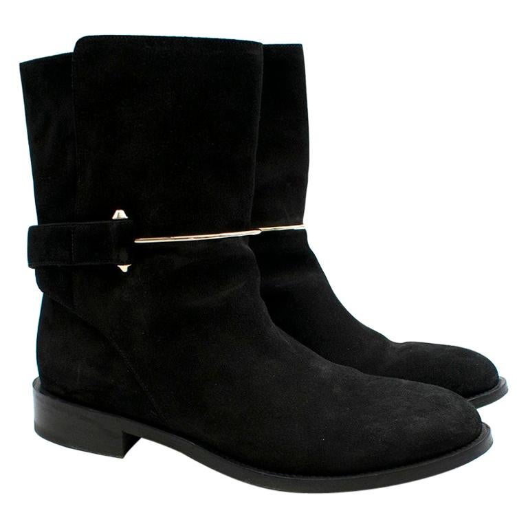 Balenciaga Black Suede Boots 41 at 1stDibs | black suede balenciaga, balenciaga suede boots, balenciaga master boots
