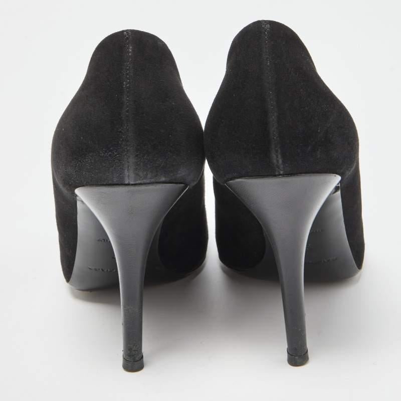 Balenciaga Black Suede Pumps Size 37 For Sale 1