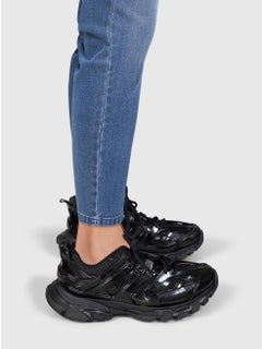 Balenciaga Black Track Chunky Trainers Size UK 7