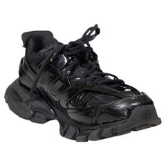 Balenciaga Black Track Chunky Trainers Size UK 7