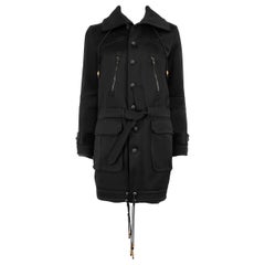 Balenciaga - Trench nero con fodera staccabile - taglia S
