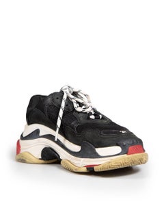 Balenciaga Black Triple S Trainers Size EU 37