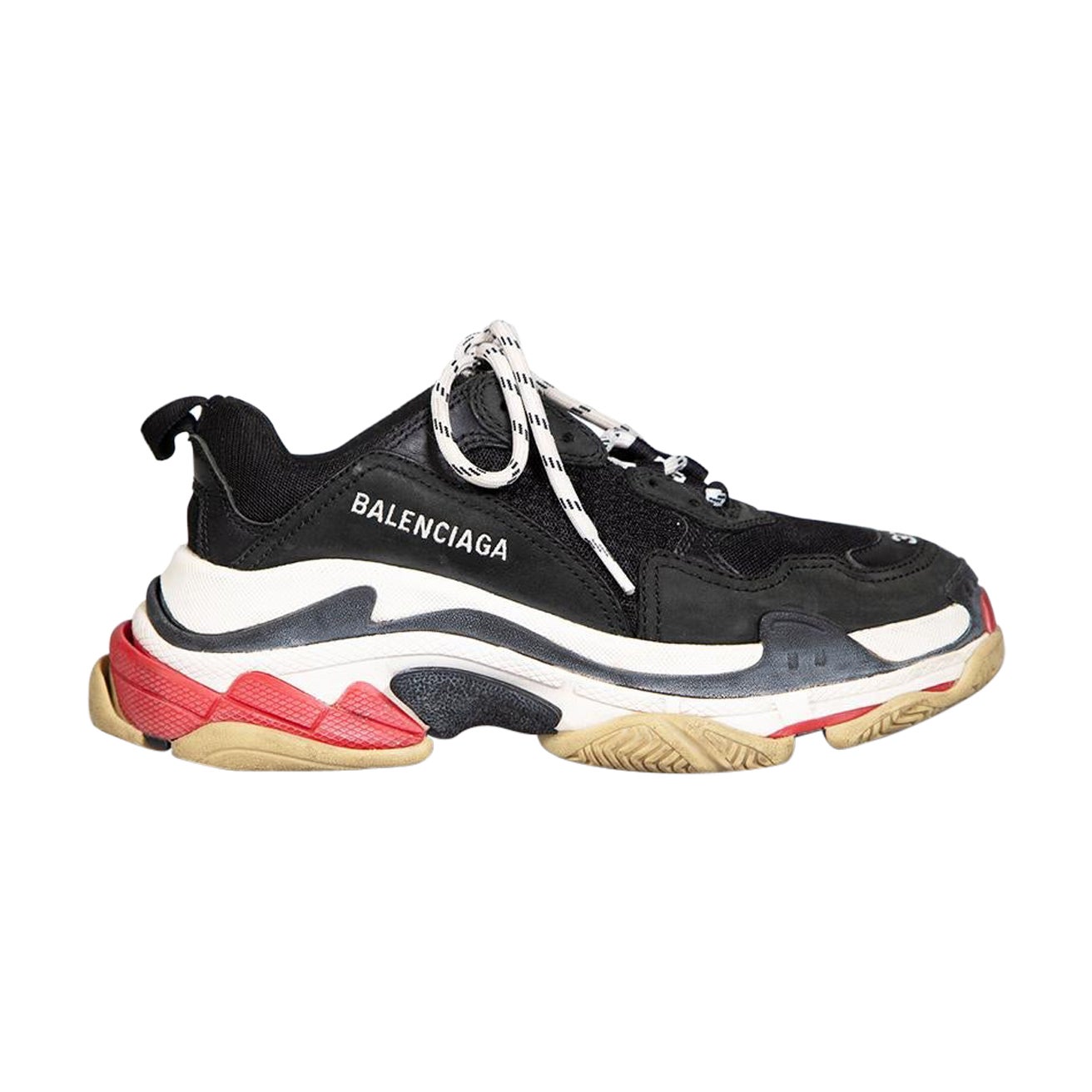 Balenciaga Black Triple S Trainers Size EU 37