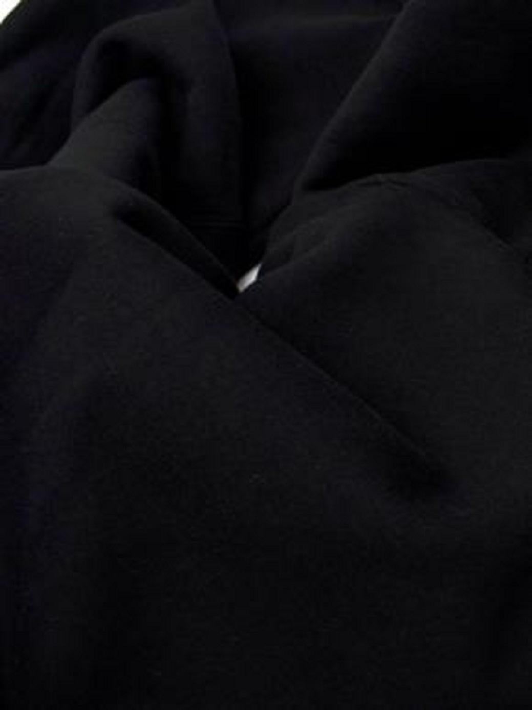 Balenciaga Black & White Athletes Hoodie For Sale 3