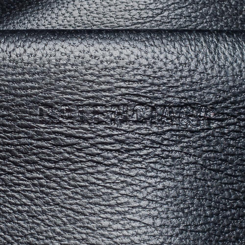 Balenciaga Black/White Leather XS Souvenir Bike Chain Bag 2