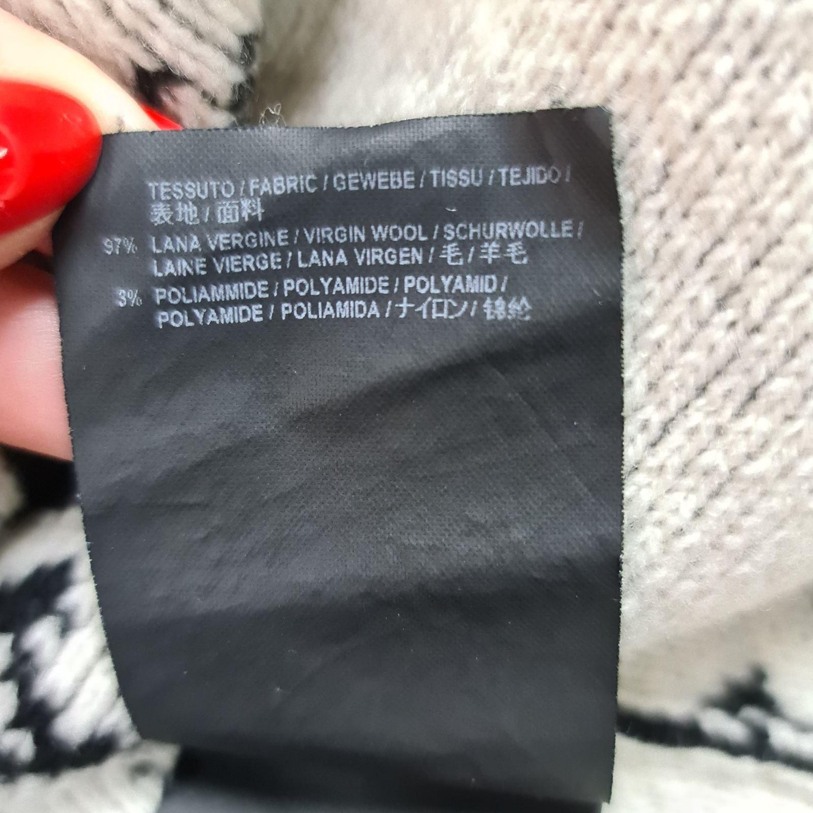 Women's Balenciaga Black White Turtleneck Tunic Sweter For Sale