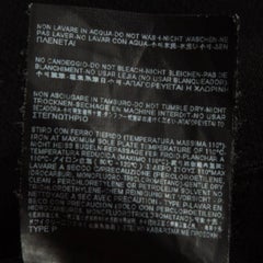 Balenciaga Black Wool Draped Detail Trousers M