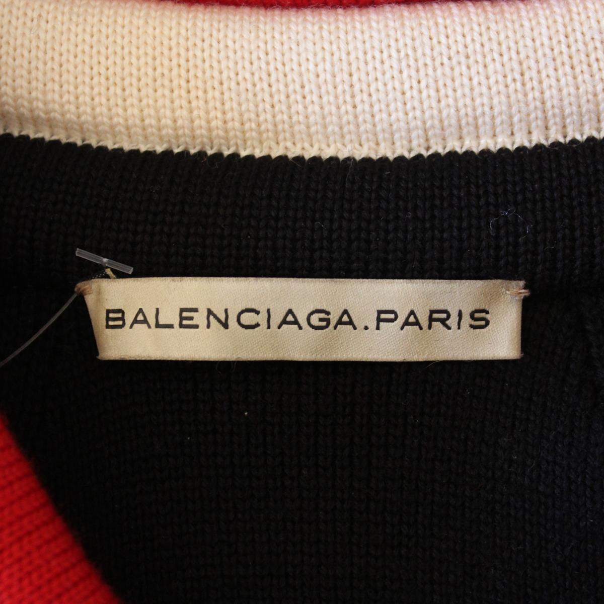 Balenciaga - Robe en laine noire taille IT 42 Pour femmes en vente