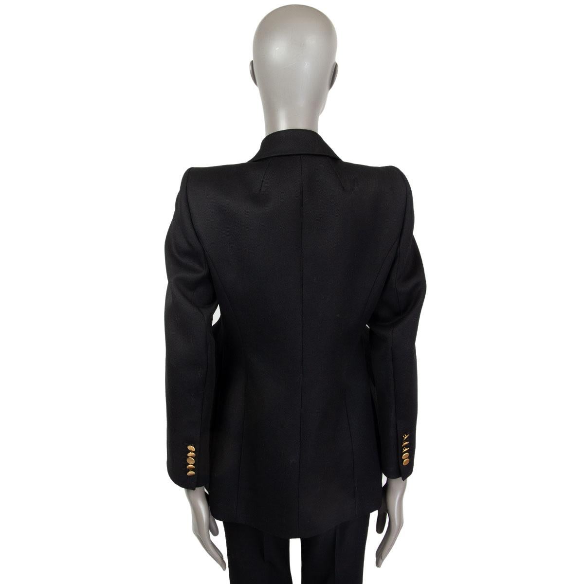 black hourglass blazer