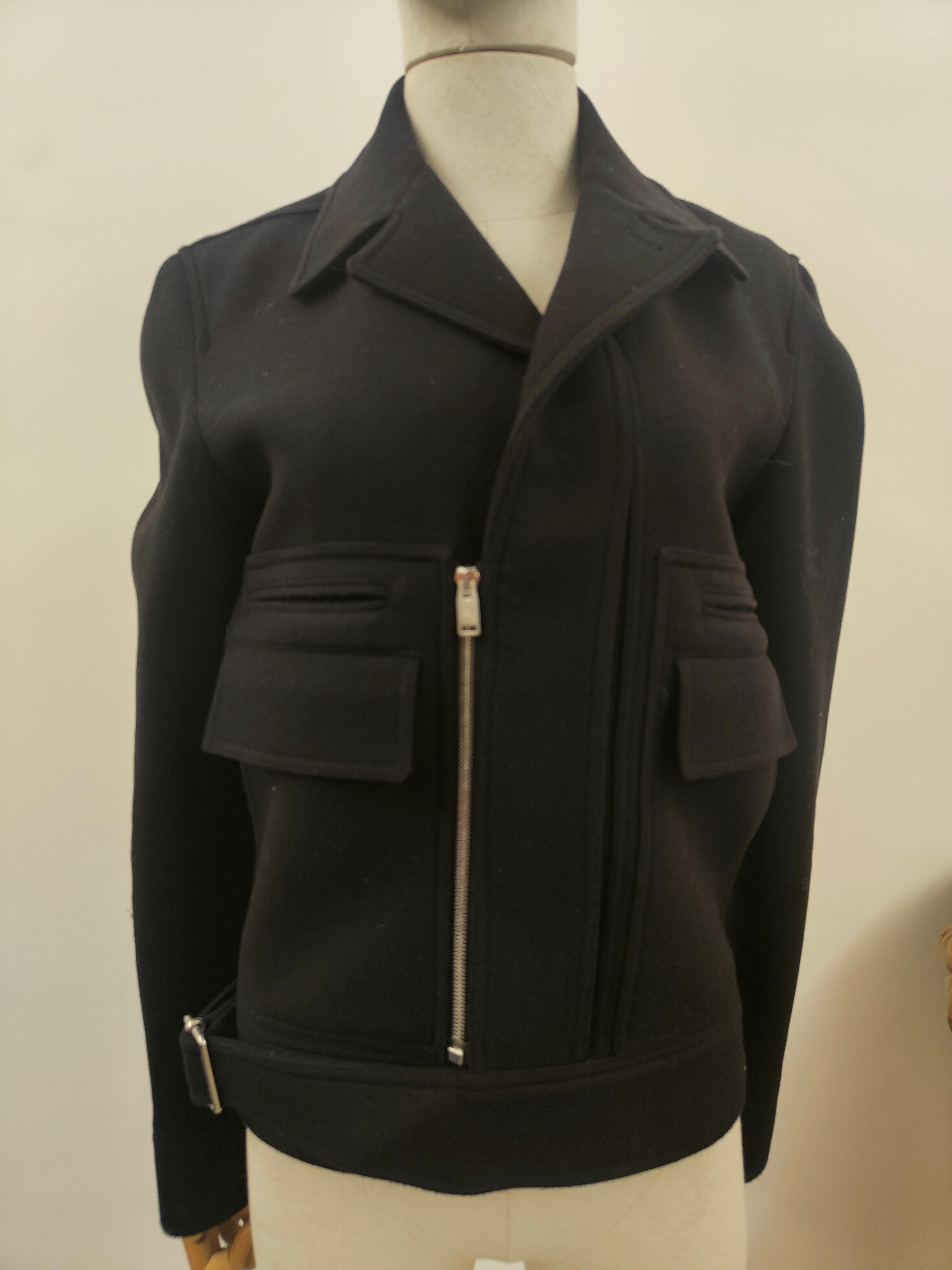 Balenciaga black wool jacket For Sale 3