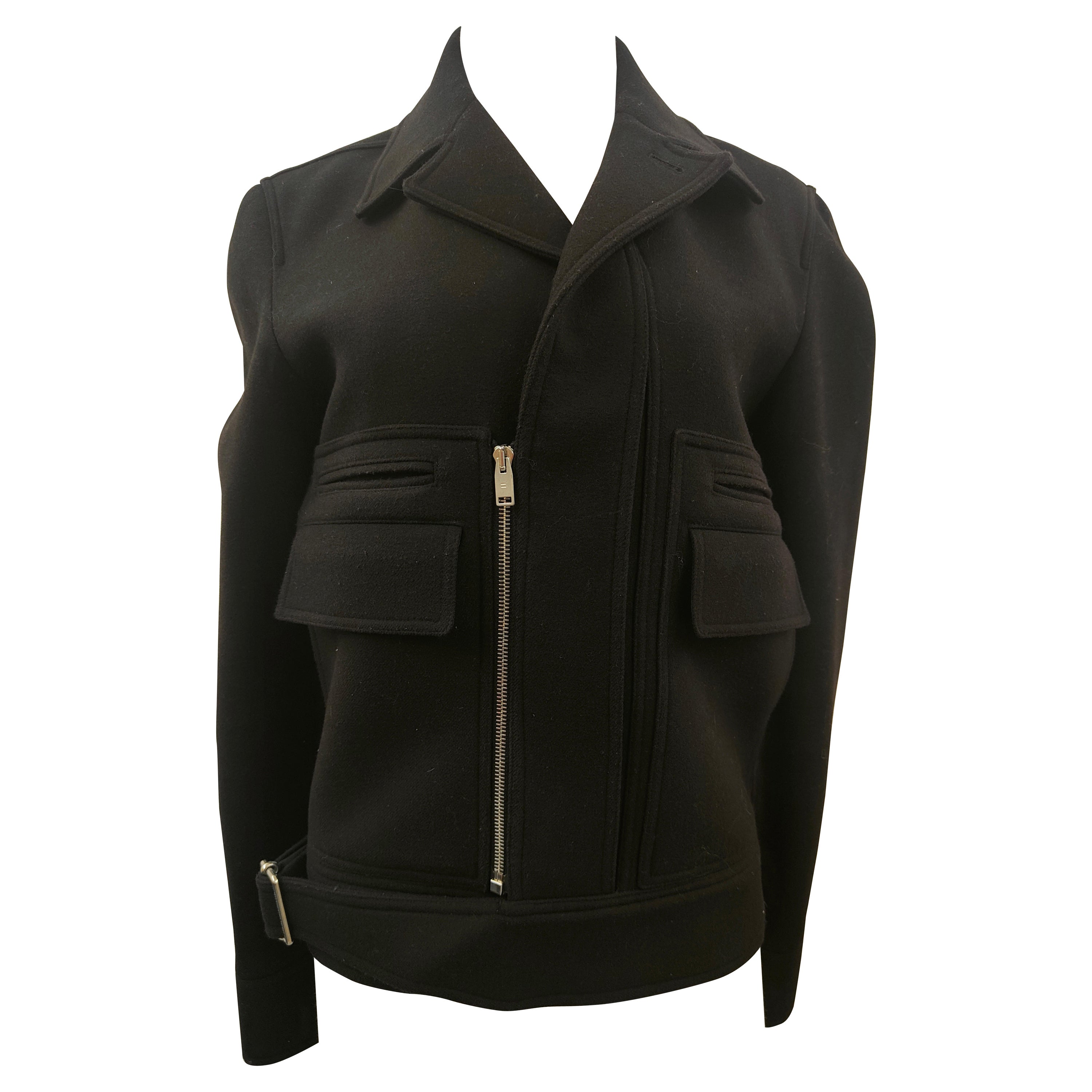 Veste en laine noire Balenciaga