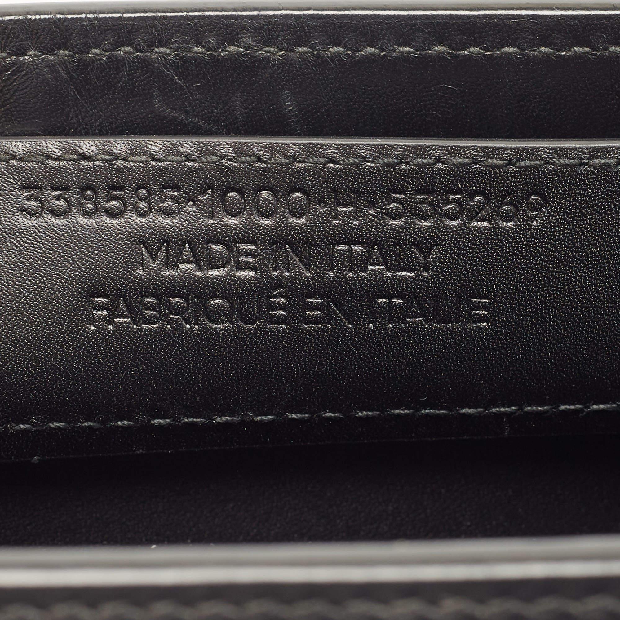 Balenciaga Black Woven Leather Mini Papier A4 Tote 8