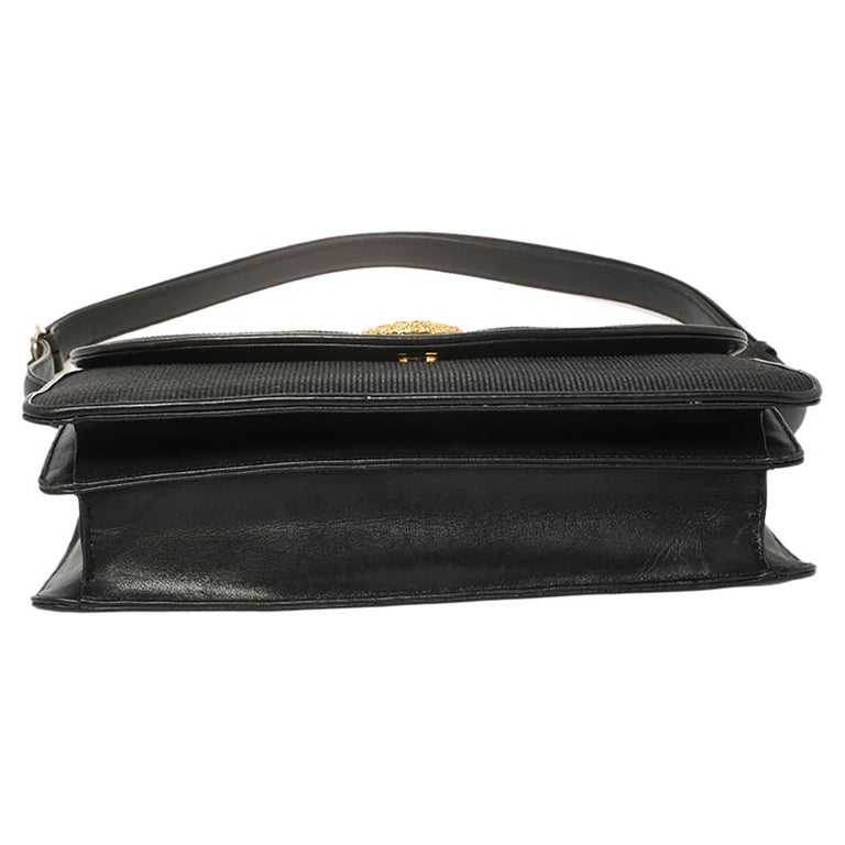 balenciaga woven leather bag