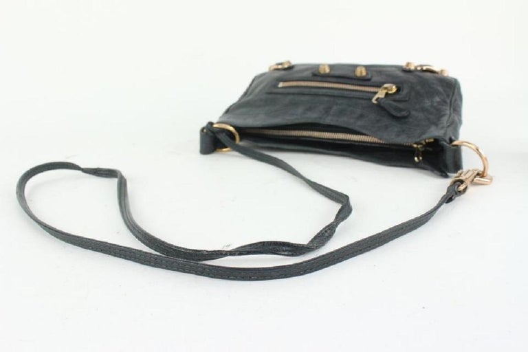 Balenciaga Black x Rose Gold Giant Hip Crossbody Bag 927bal35 at 1stDibs