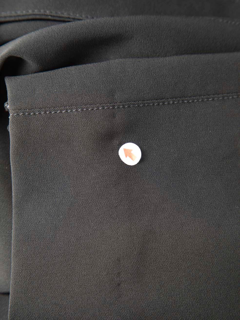 Pantalon skinny noir à poignets zippés Balenciaga Taille S Pour femmes en vente
