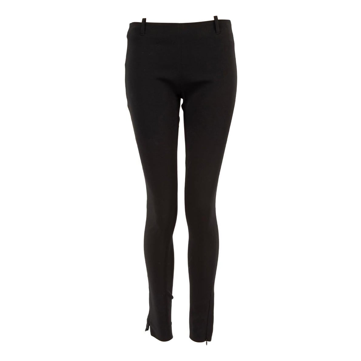 Pantalon skinny noir à poignets zippés Balenciaga Taille S