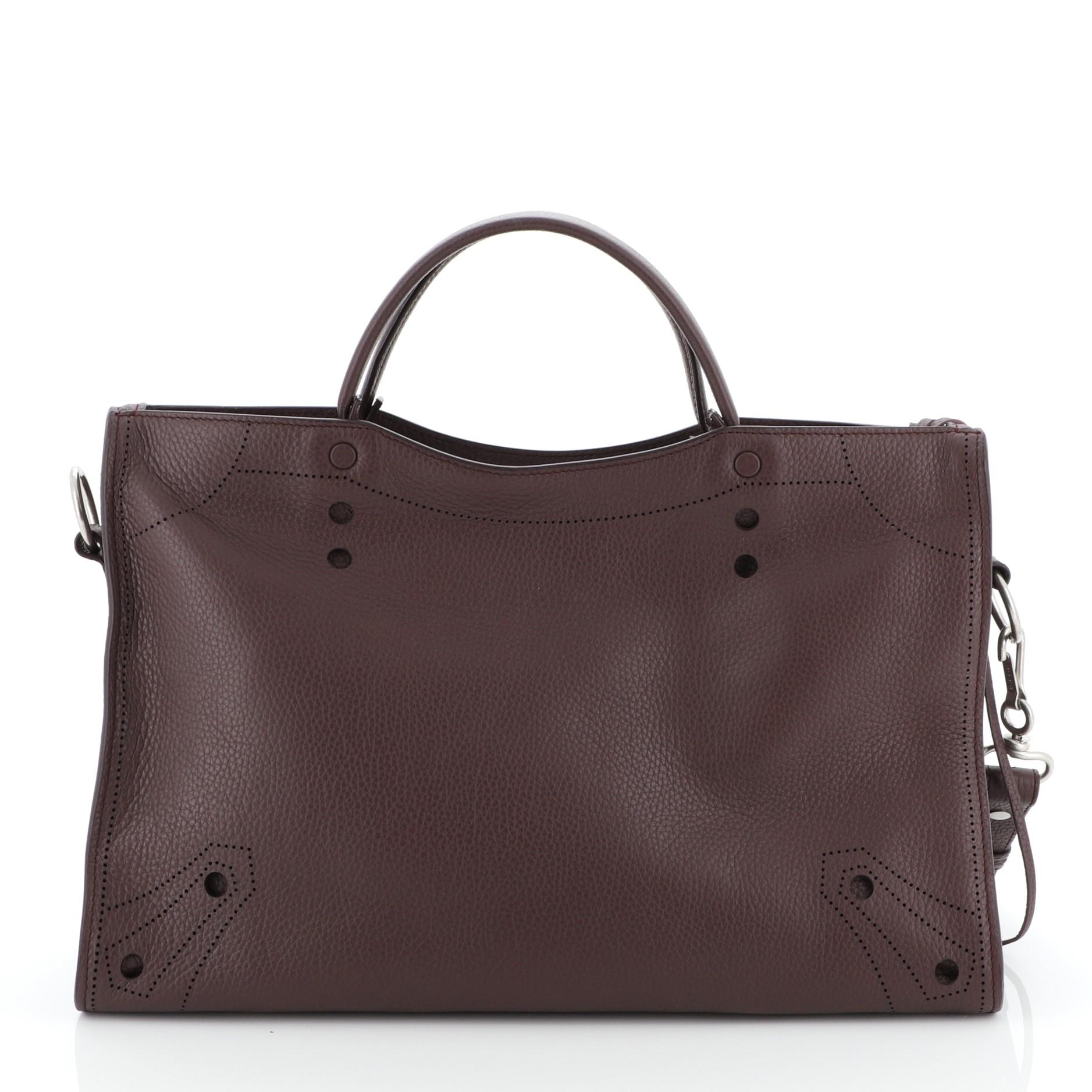 Women's or Men's Balenciaga Blackout City Bag Leather Medium