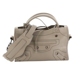 Balenciaga Blackout City Bag Leather Mini