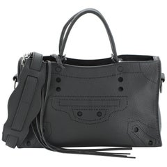 Balenciaga Blackout City Bag Leather Small