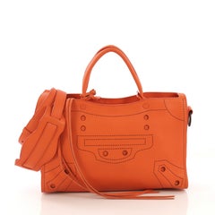 Balenciaga Blackout City Bag Leather Small
