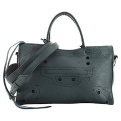 Schwarze Balenciaga City Bag aus Leder