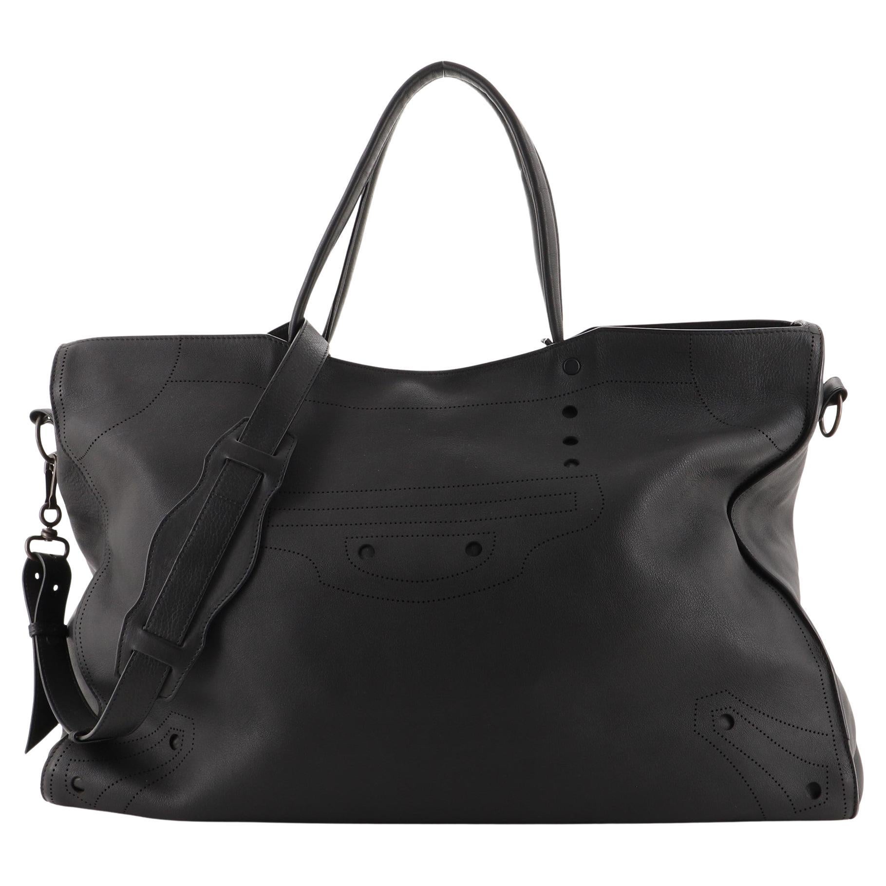 Balenciaga Blackout City Bag Leather XL
