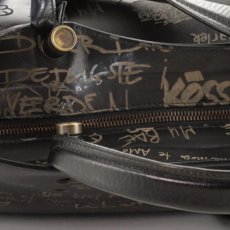 Balenciaga Blackout City Bag Printed Leather Medium 2