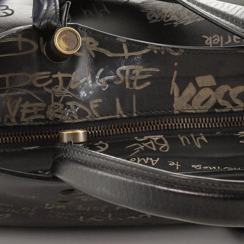 Balenciaga Blackout City Tasche bedrucktes Leder Medium 4