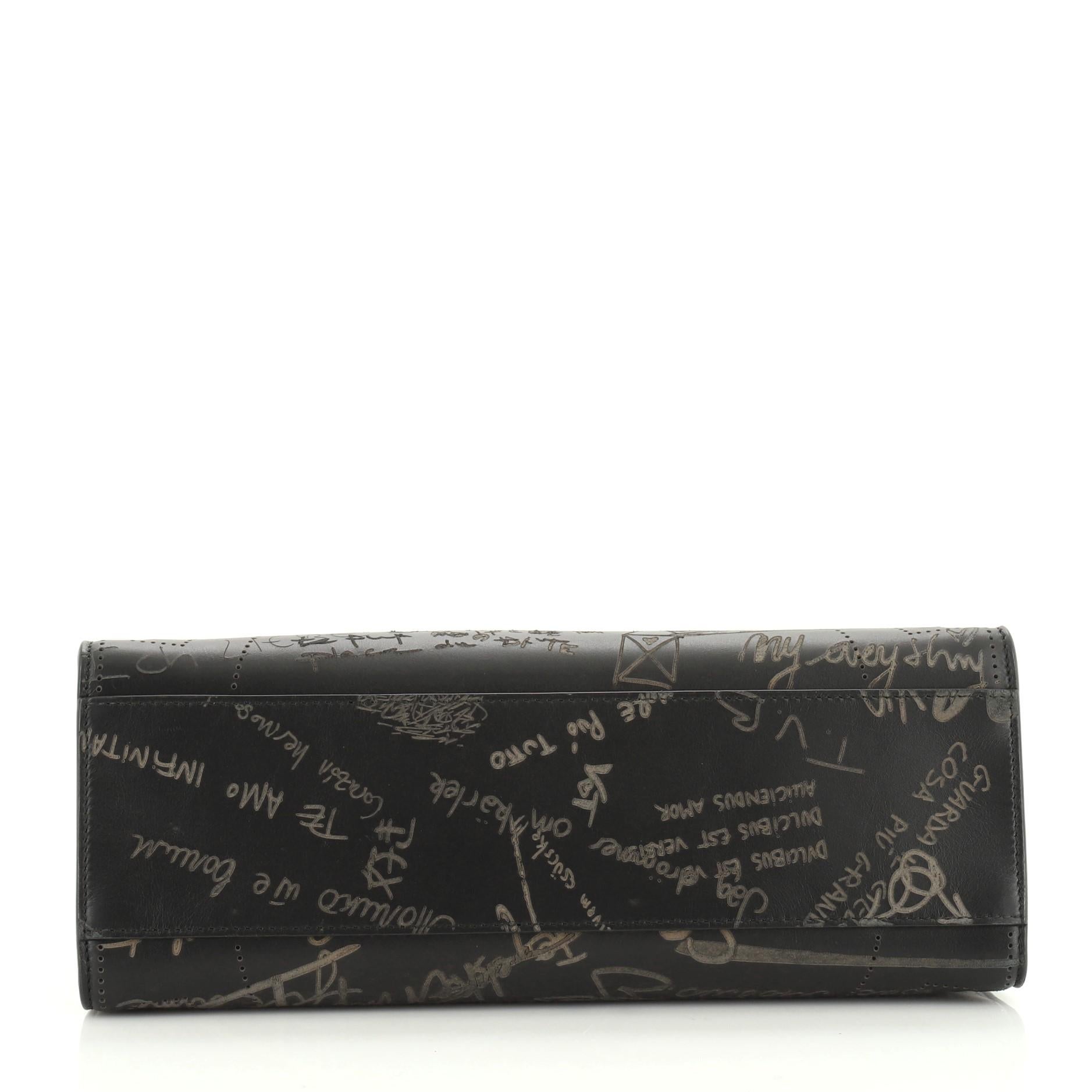 Balenciaga Blackout City Bag Printed Leather Small 1