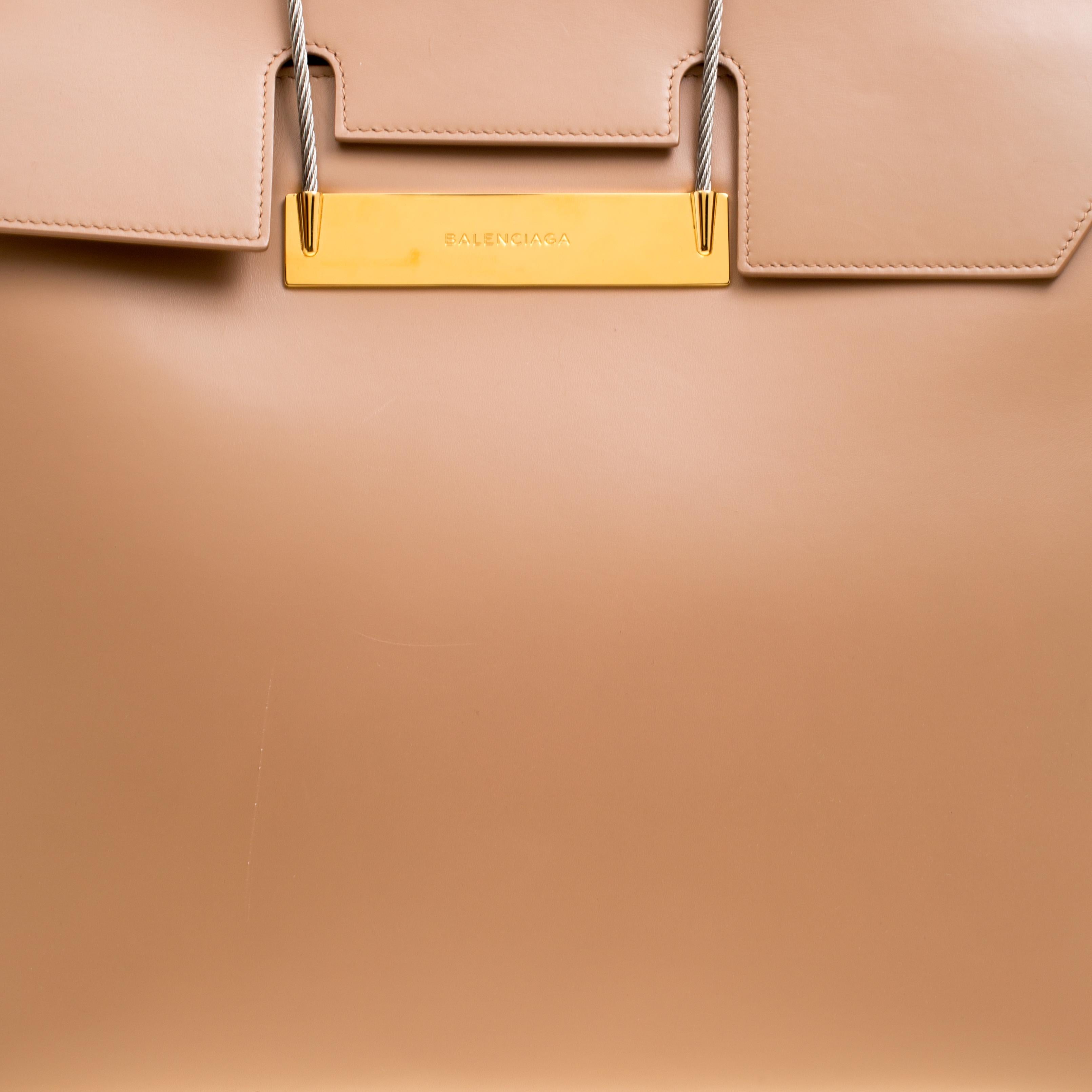 Balenciaga cable flap shopper best sale