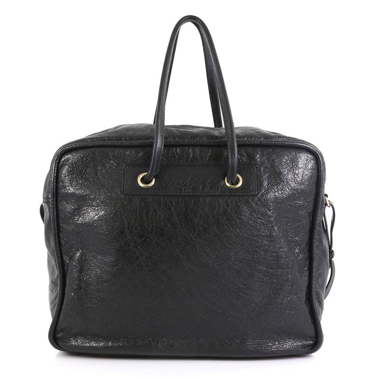 Balenciaga Blanket Square Bag Leather Large at 1stDibs