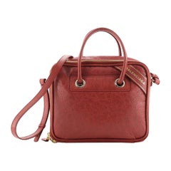 Balenciaga Blanket Square Bag Leather Small