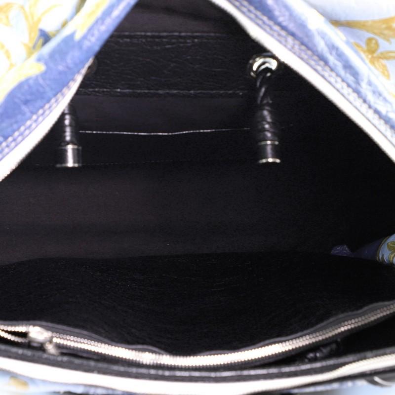 balenciaga blanket printed tote