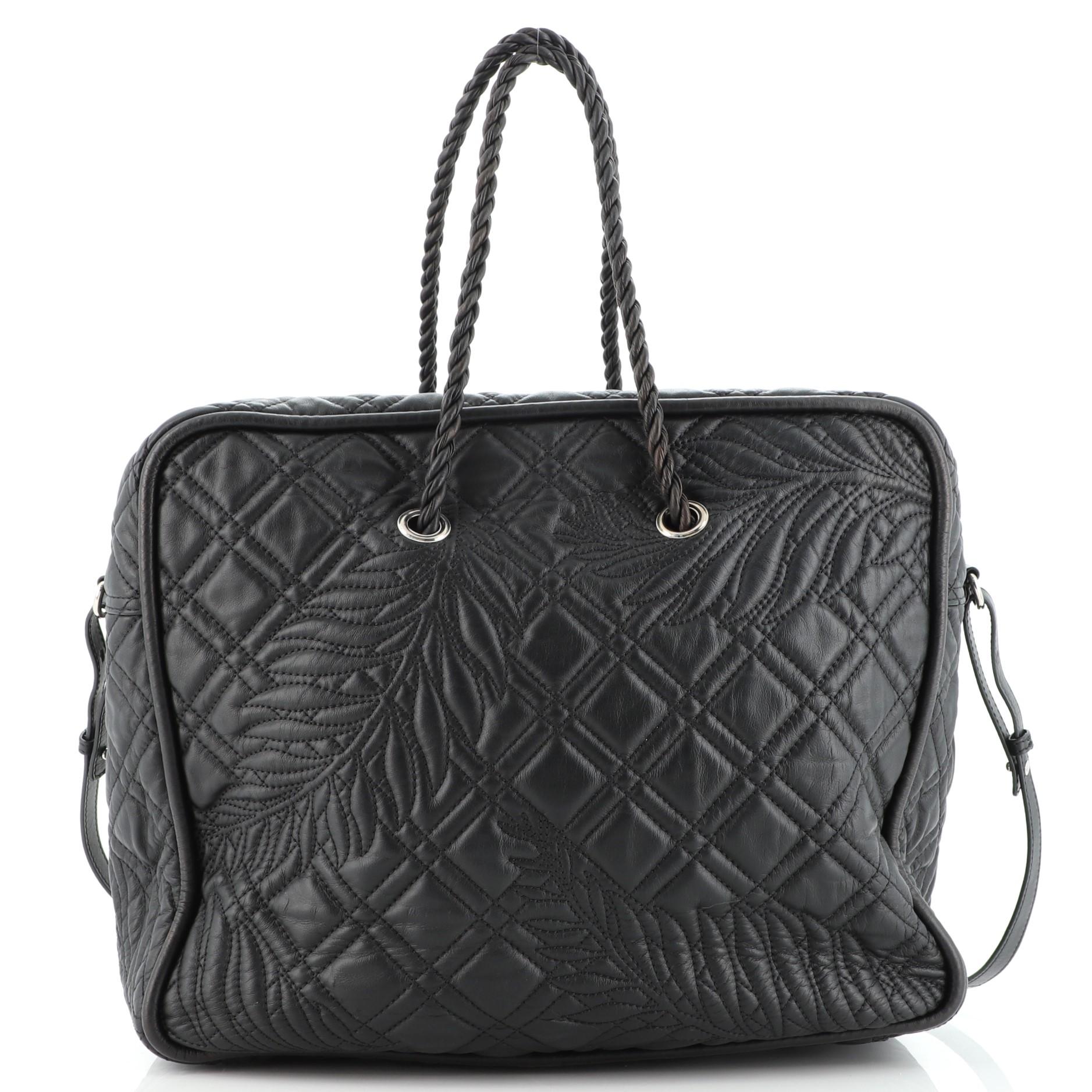 Balenciaga Blanket Square Bag Quilted Leather Large For Sale at 1stDibs