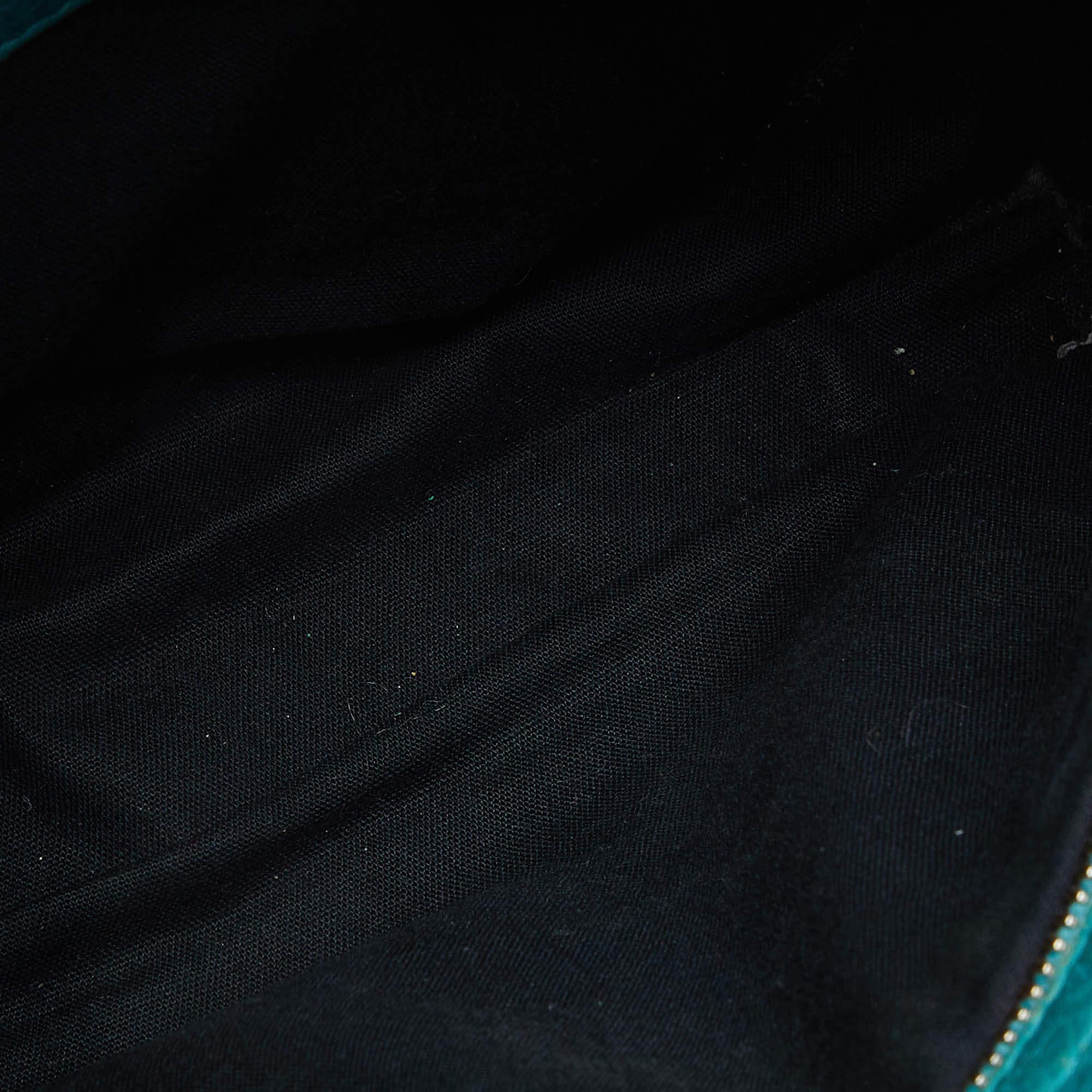 Balenciaga Bleu Tropical Mini Classic City Bag aus Leder im Angebot 5