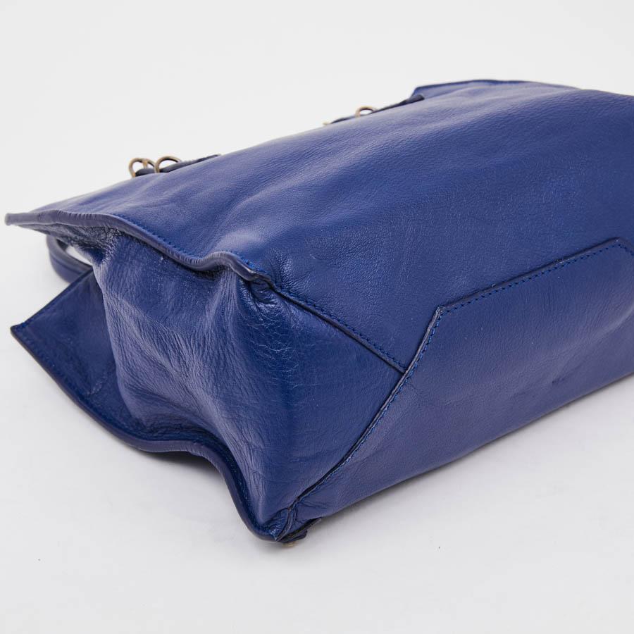balenciaga blue purse