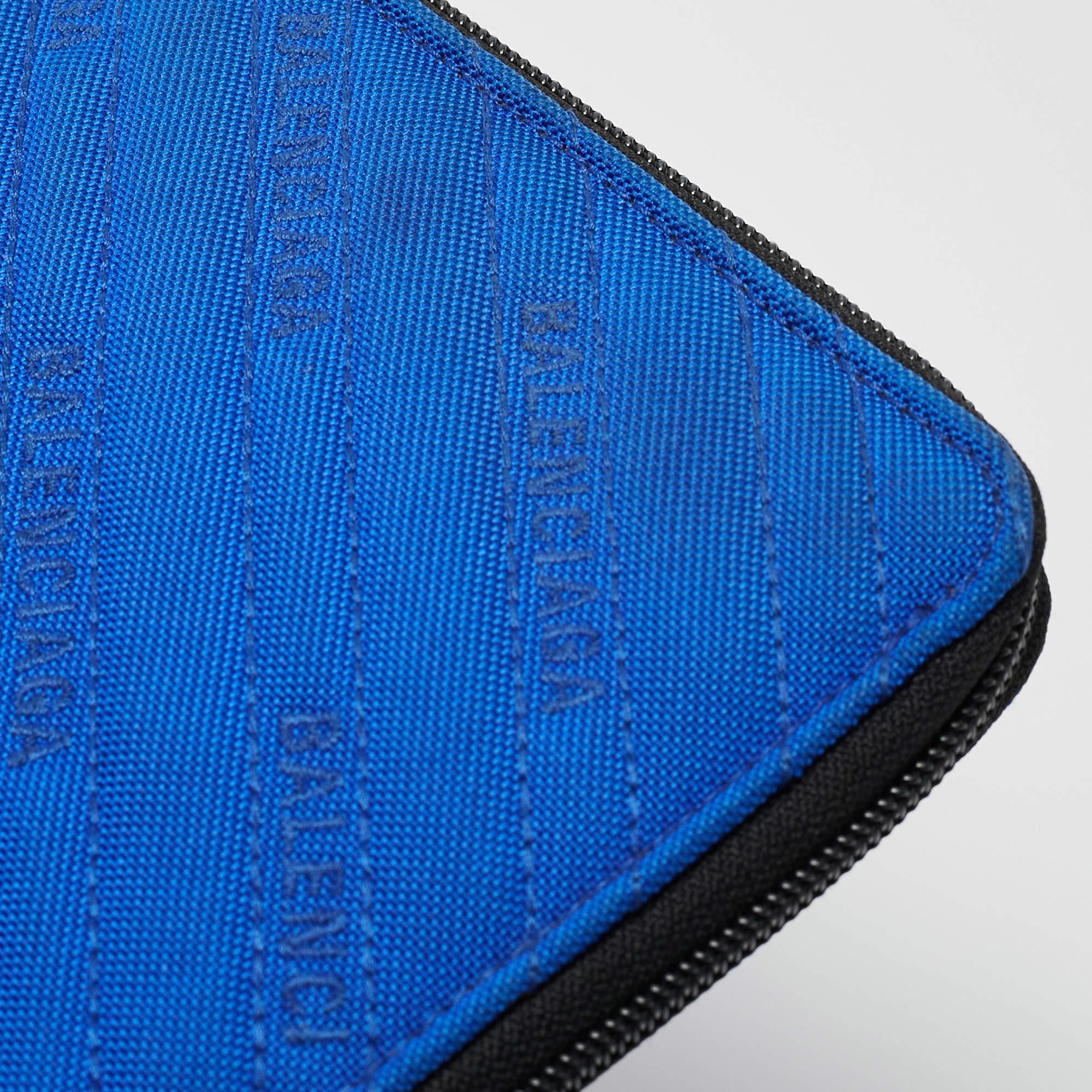 Balenciaga Blue/Black Logo Nylon iPad Case 5