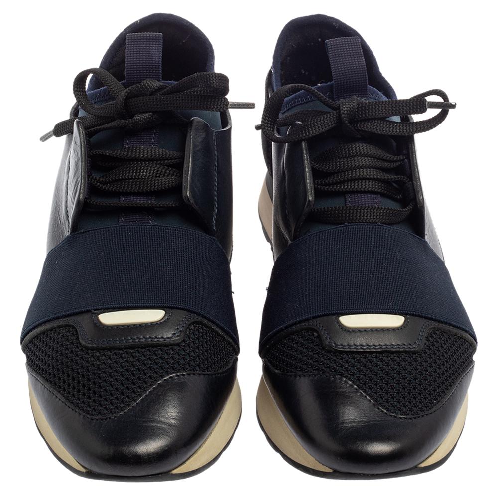 suede racing low-top sneakers