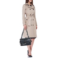Balenciaga Blue/Black Stingray and Leather Cherche Midi Shoulder Bag