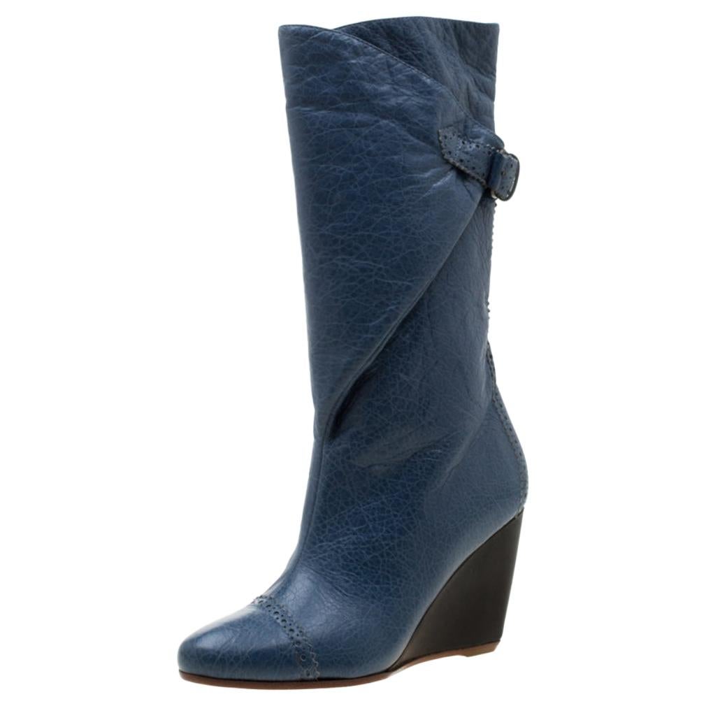 balenciaga brogue boots