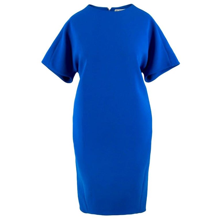 Balenciaga Blue Cocoon Dress US 4 For Sale at 1stDibs