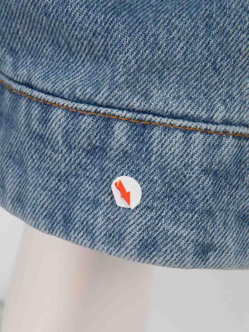 Balenciaga Blue Denim Multipocket Zip Cargo Jeans Size M 1