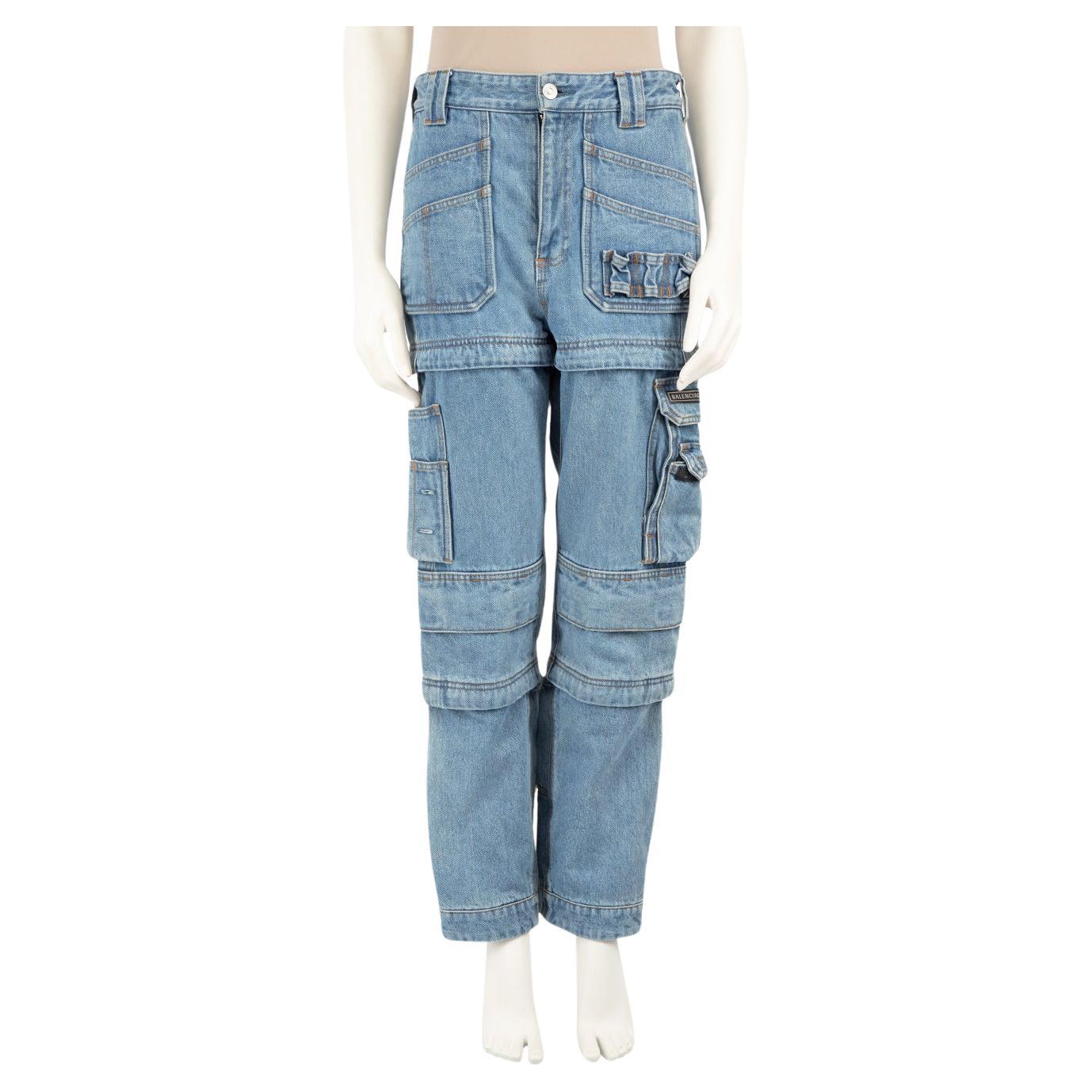 Balenciaga zip jeans sales