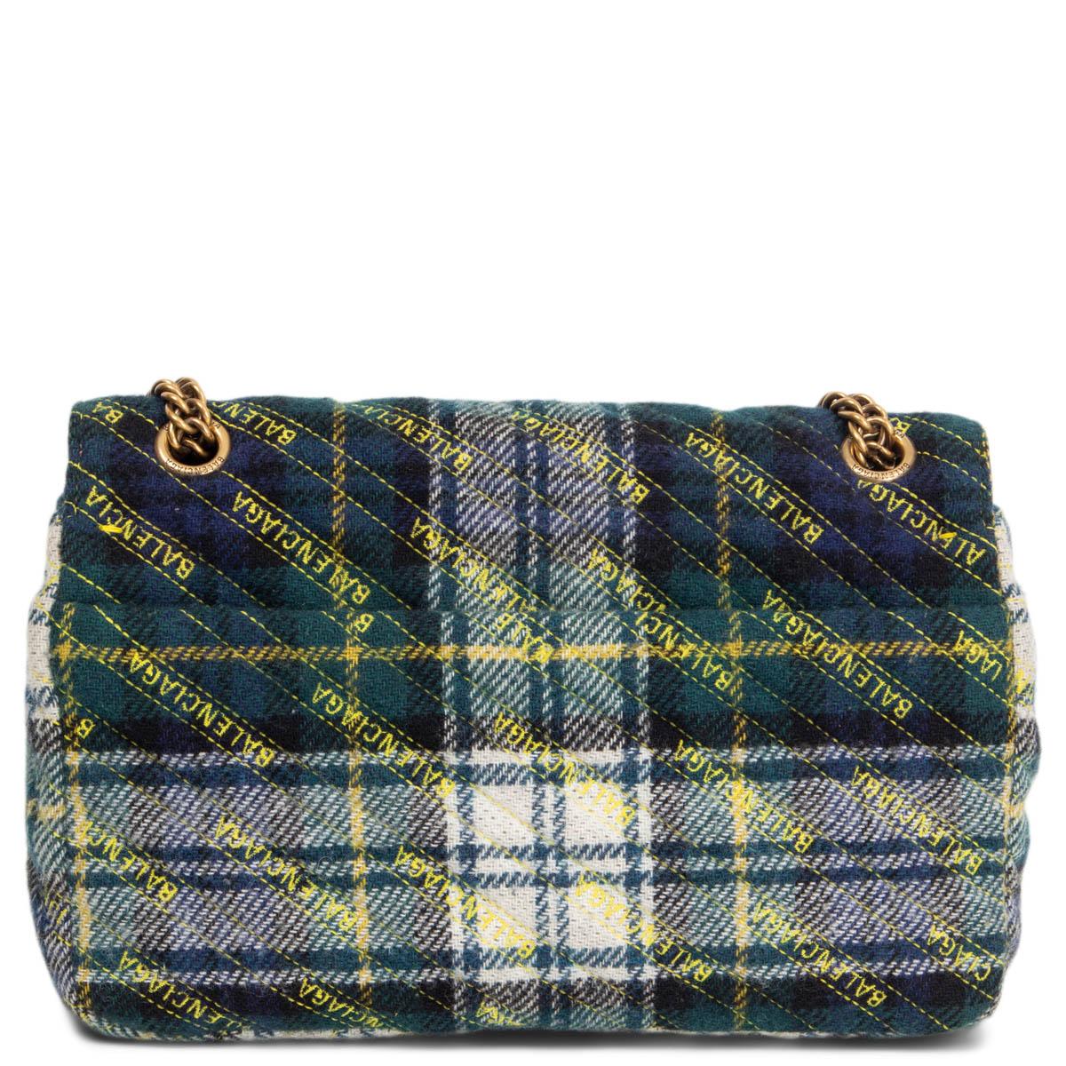 balenciaga plaid bag