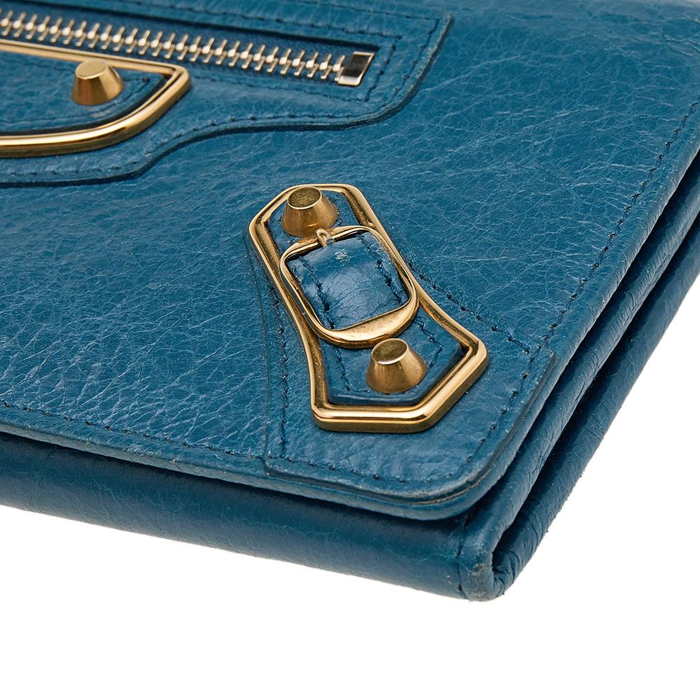 balenciaga wallet blue