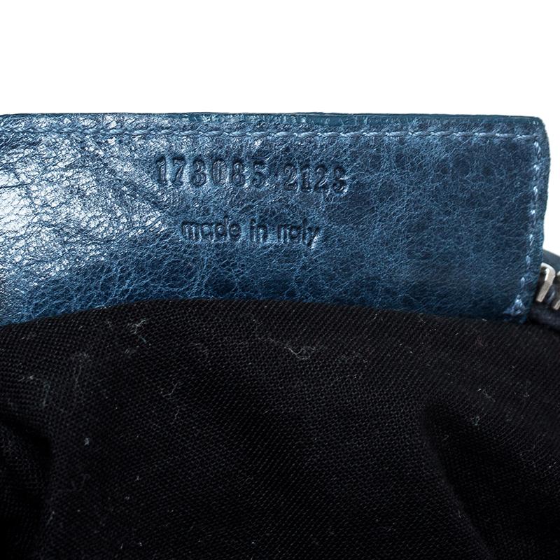 Balenciaga Blue Leather GSH Midday Bag 1
