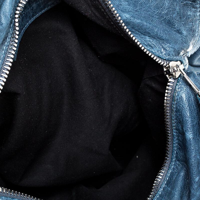 Balenciaga Blue Leather GSH Midday Bag 2